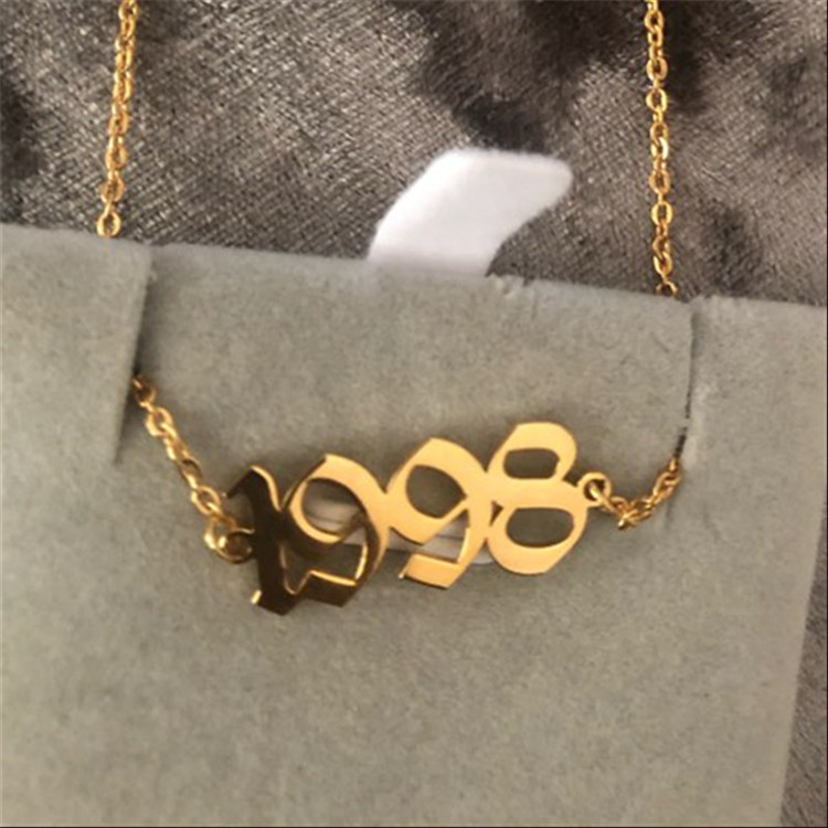 Stainless steel year chain