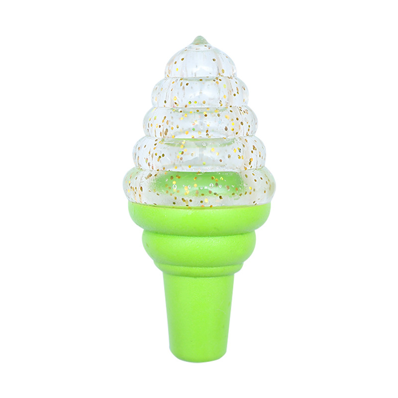 Green ice cream