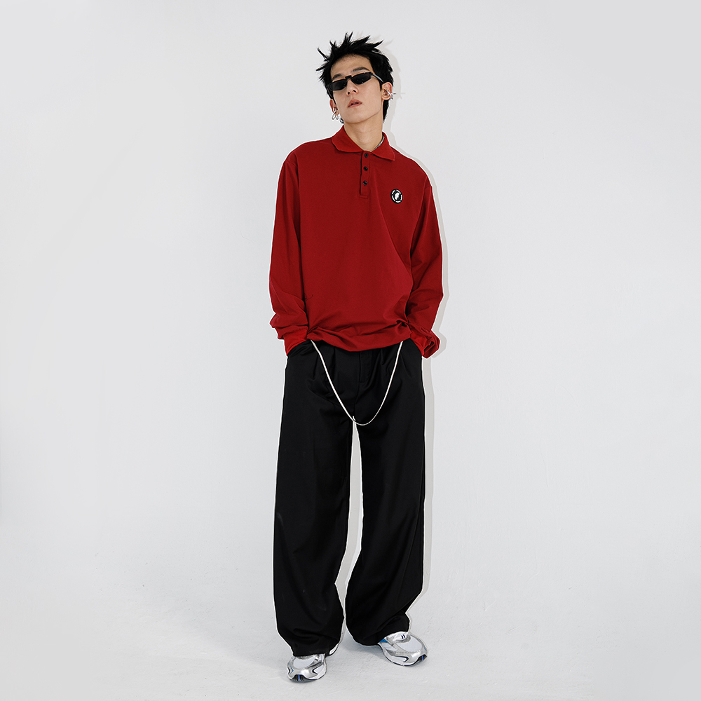 Basic silicone logo sweater