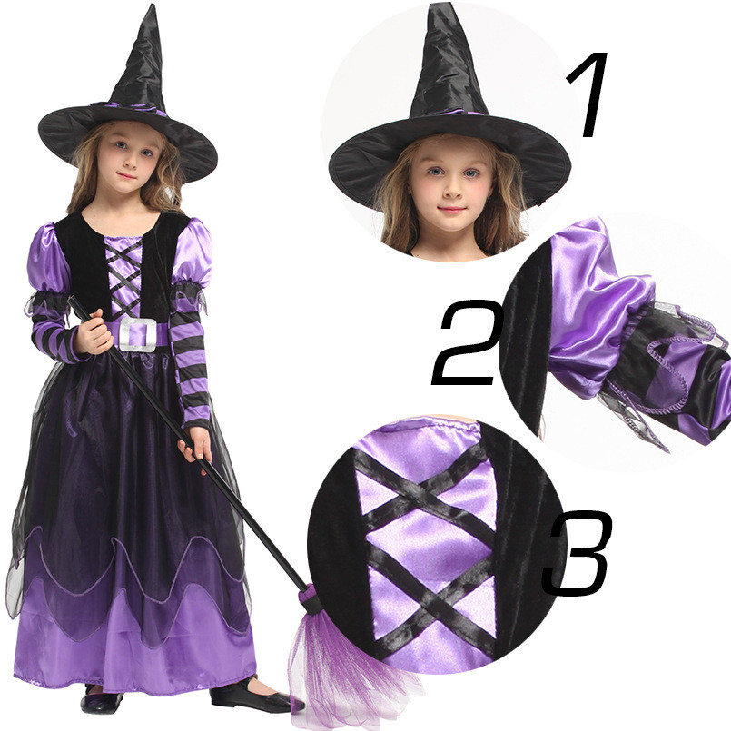 Children's magic witch costume