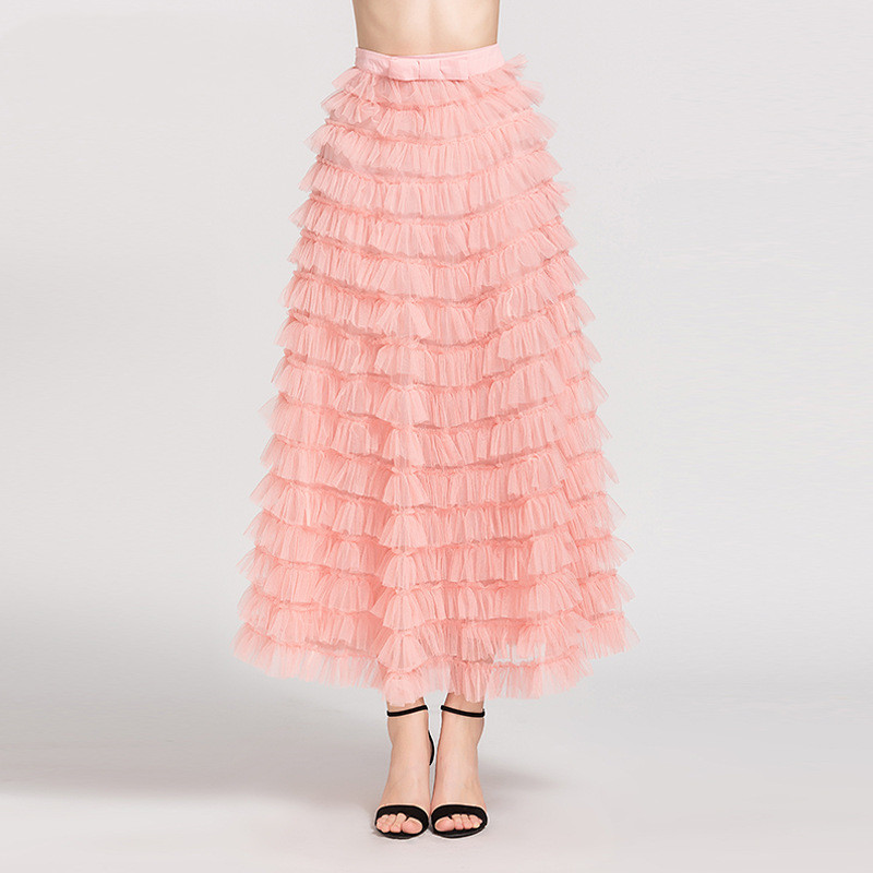 Slim-fit solid color skirt