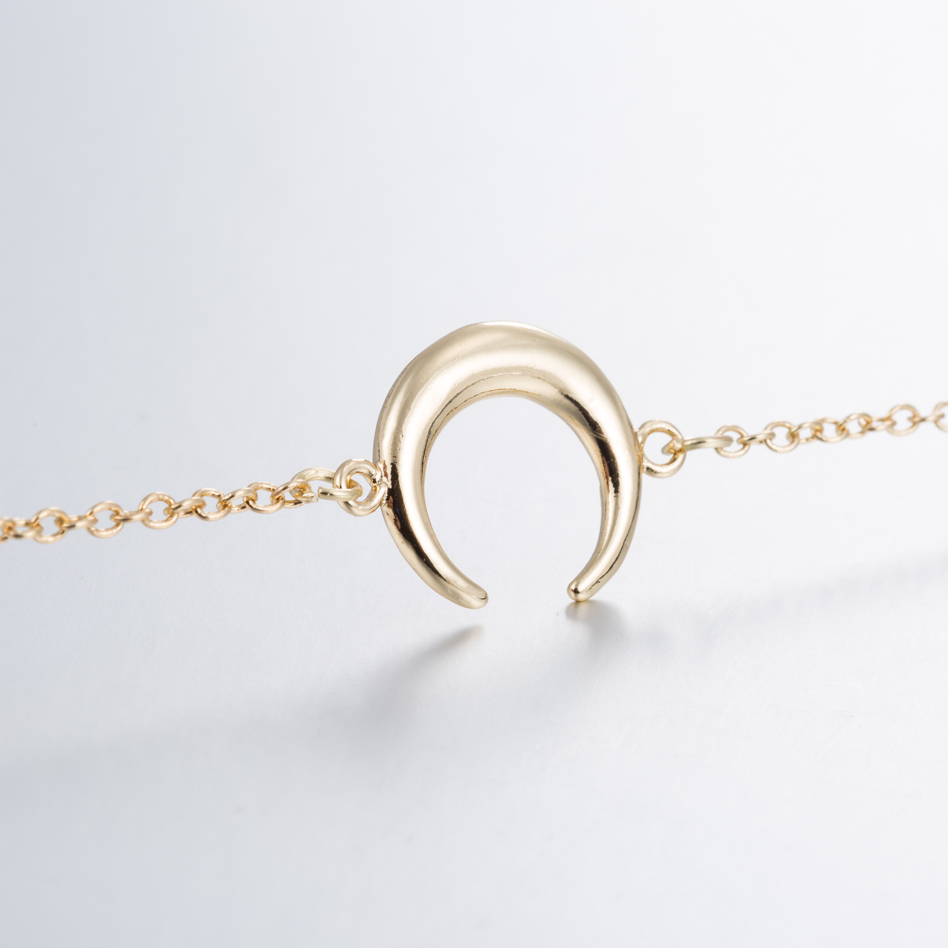 Small crescent bracelet