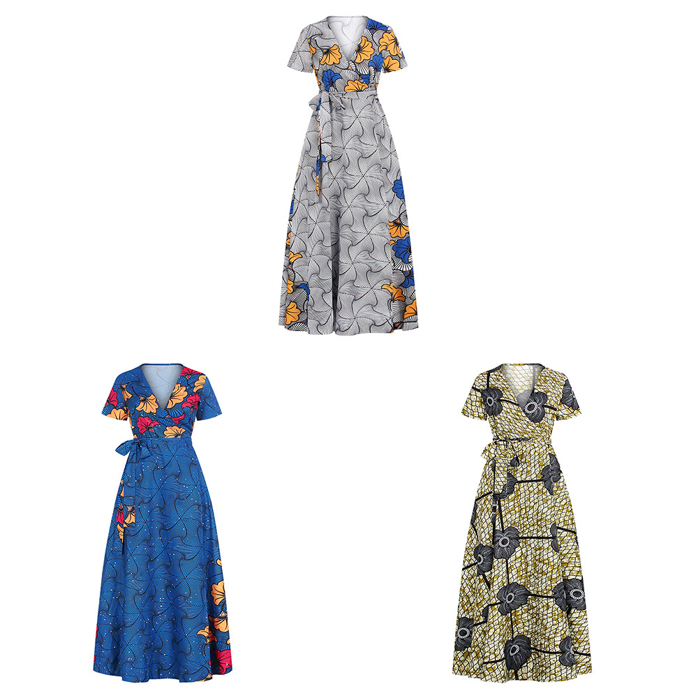 Digital print long skirt