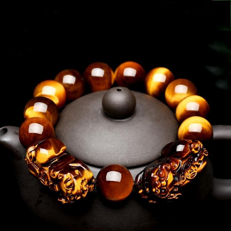 Natural tiger's eye bracelet men and women