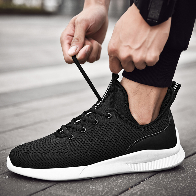 Title 3, Flying mesh fabric breathable shoes for men and...