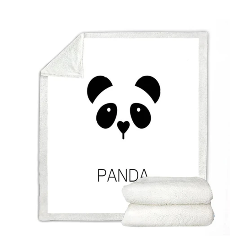 Panda series flannel blanket — foto 4