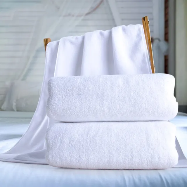 Special large towel white hotel bath towel White - Shop at LoveMi
