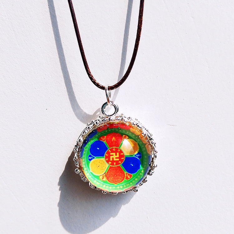 King Kong Tibetan Dzogchen Wheel Necklace