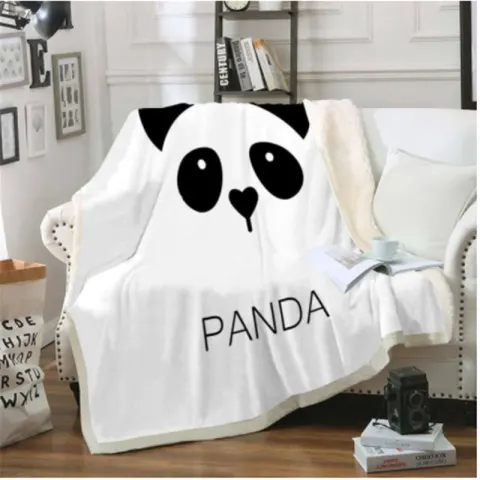 Panda Series Flannel Blanket