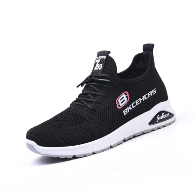 Women's summer soft soled running sneakers Black - Shop at LoveMi