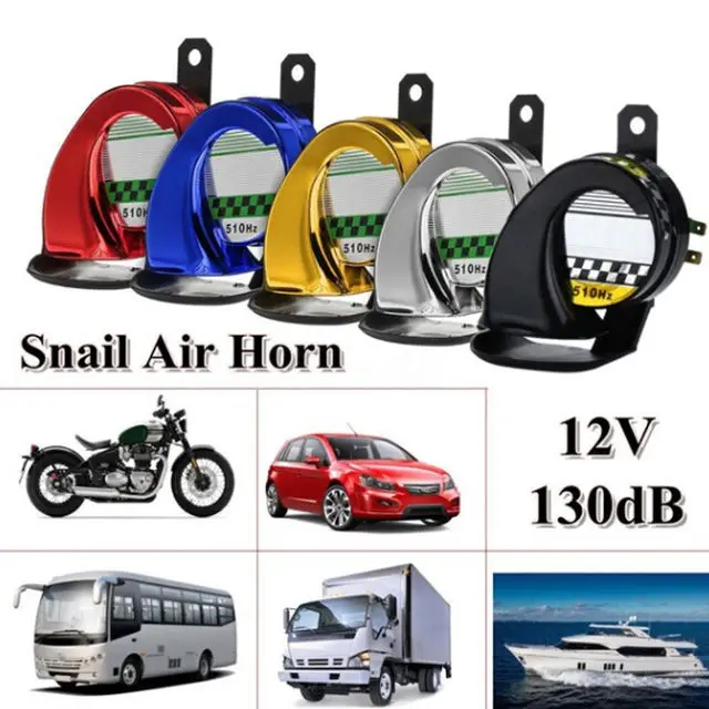 Motorcycle waterproof snail horn
