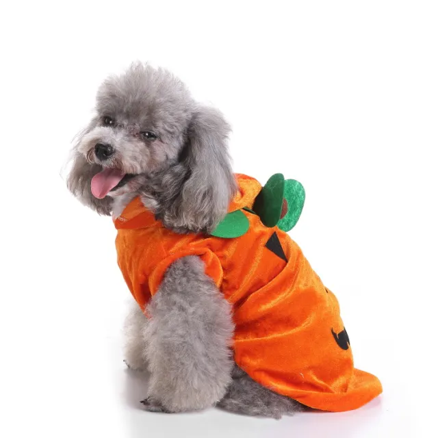 Halloween Christmas dog clothes Pumpkin - Shop at LoveMi