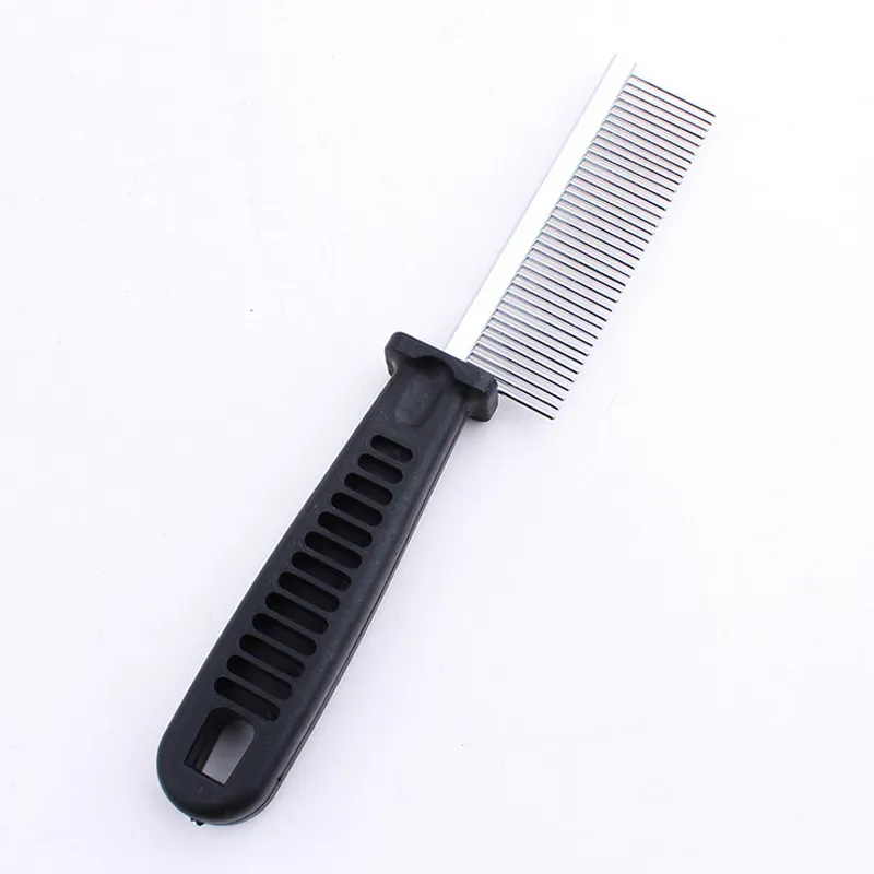 Stainless steel comb - Black