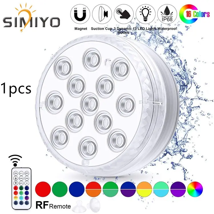 Led Beads Submersible Light Waterproof Underwater Lamp