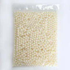 Square Pearl Cosmetic Box - White - View 1
