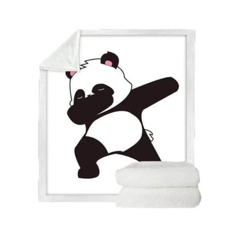 Panda Series Flannel Blanket