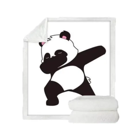 Panda Series Flannel Blanket