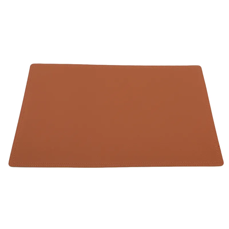 Waterproof leather placemat - Orange