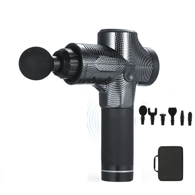 Home fitness muscle relaxer electric massage gun - Carbon Black Eu