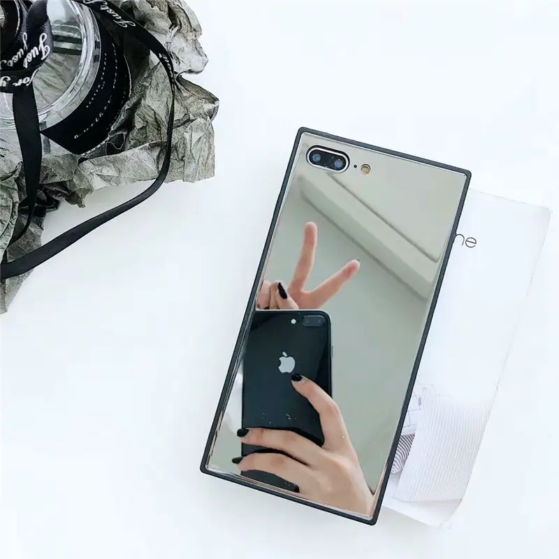 Mirror glass phone case