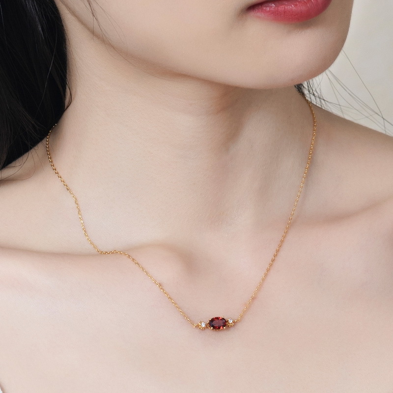 Style vintage sun flower forest necklace clavicle chain