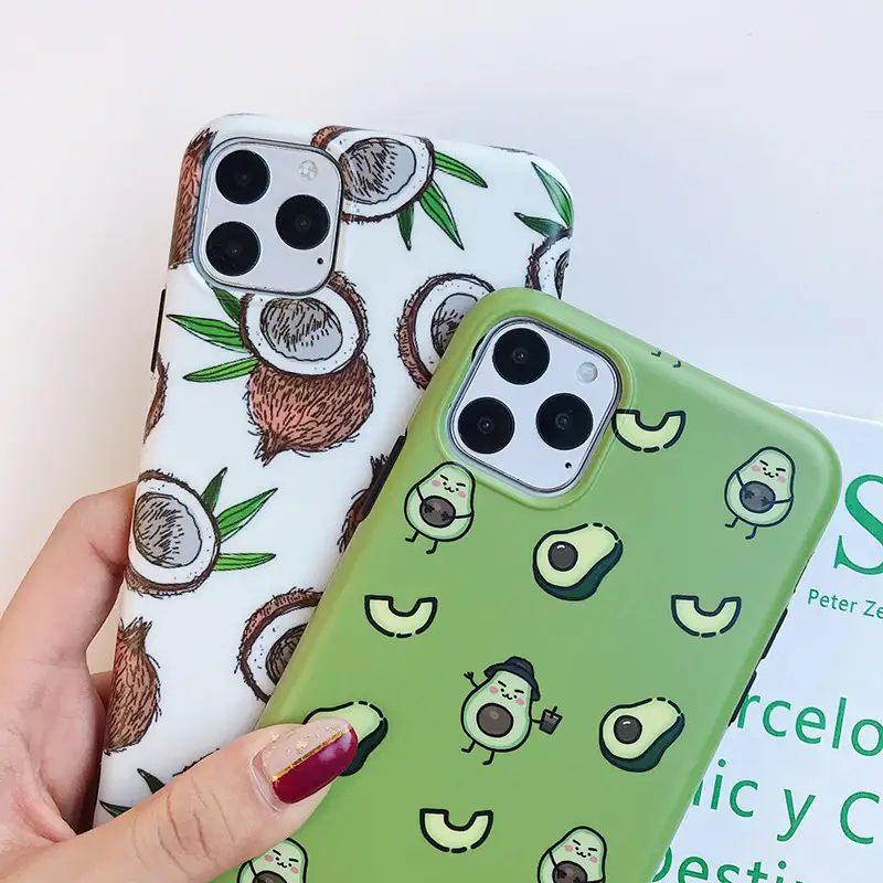 Green avocado phone case