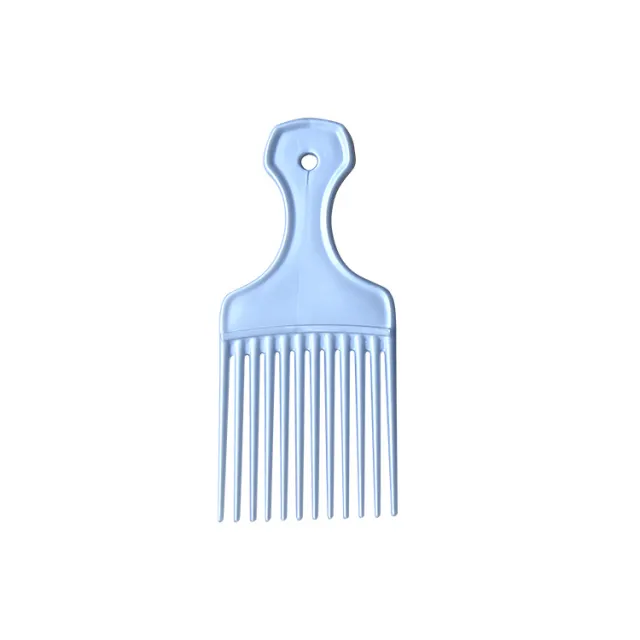Wide face big tooth pick comb Silver - Shop at LoveMi