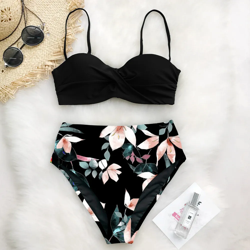 Printed bikini swimsuit - B-L