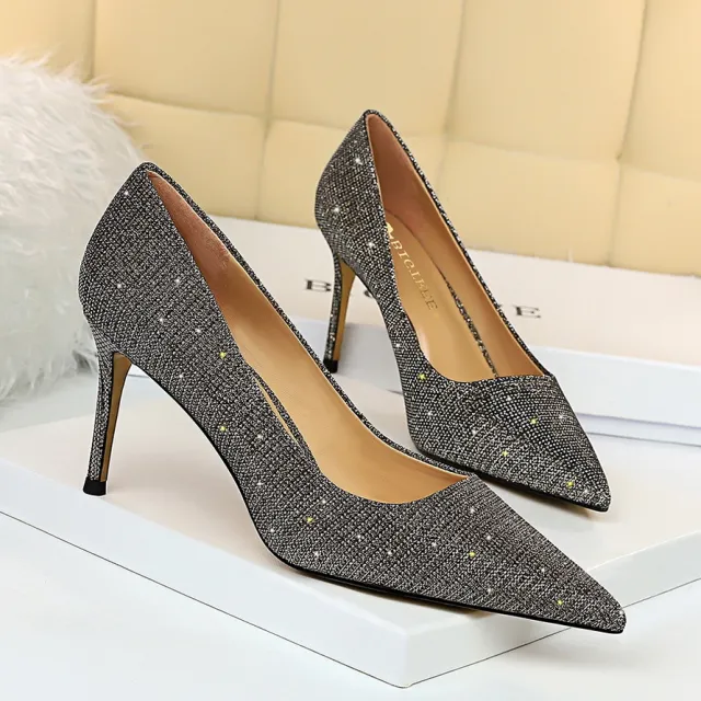 Shallow pointed high heels Champagne 36 - Shop at LoveMi