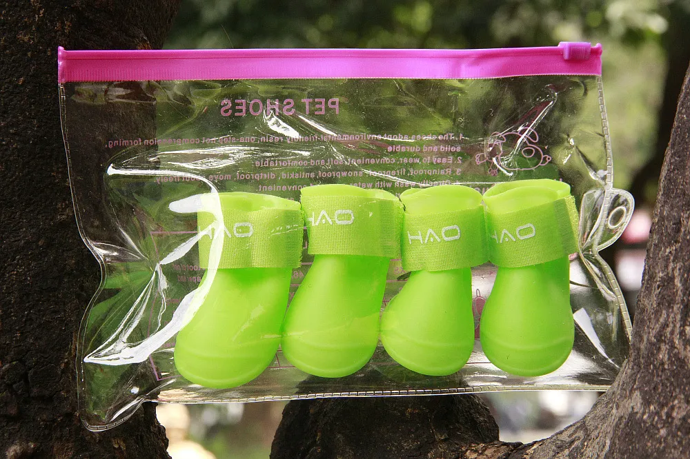Pet dog shoes - Green
