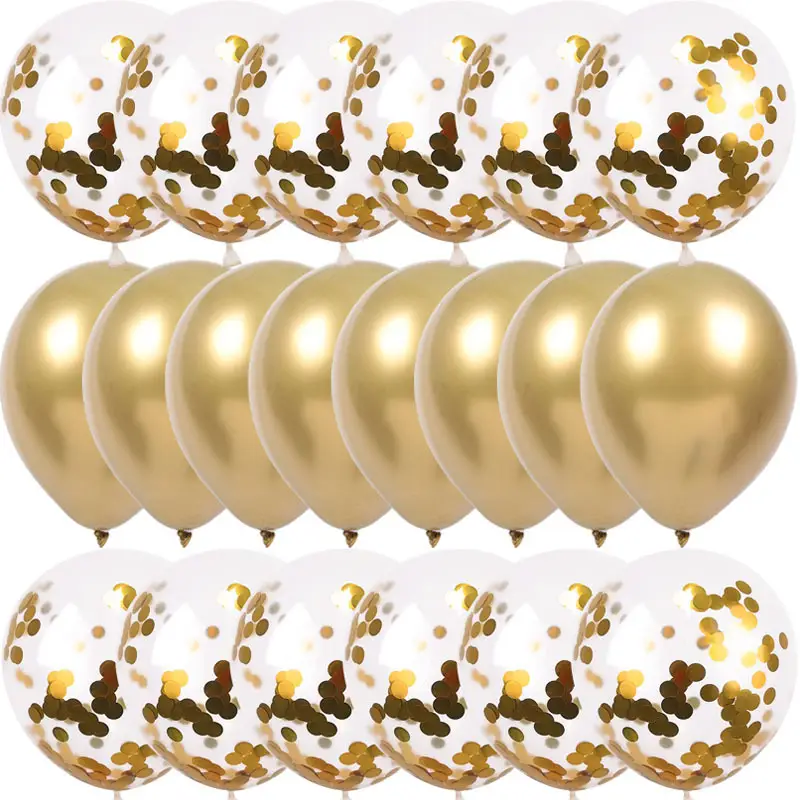Sequined metal balloon