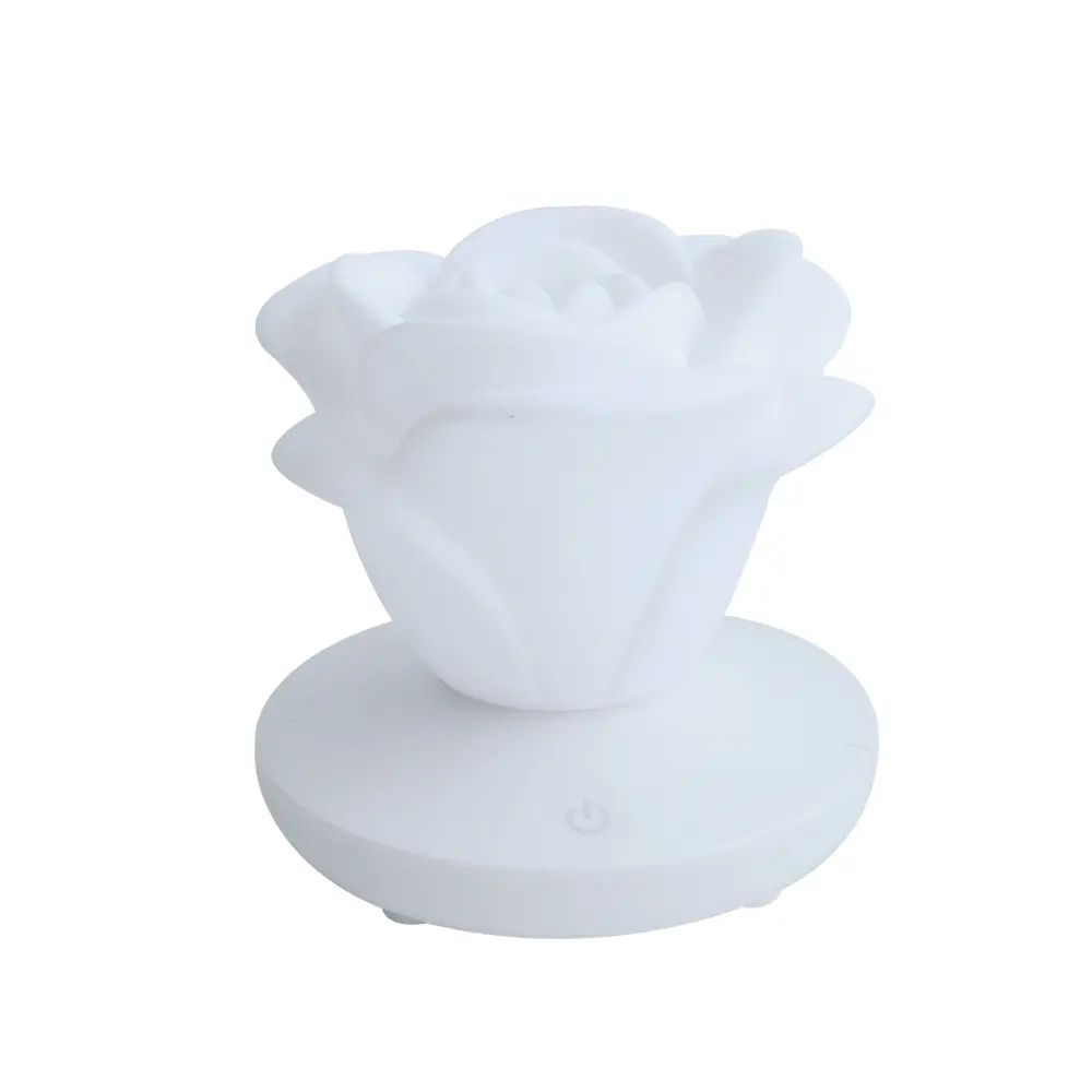 4 Colors Romantic Rose-shape Three Lighting Level