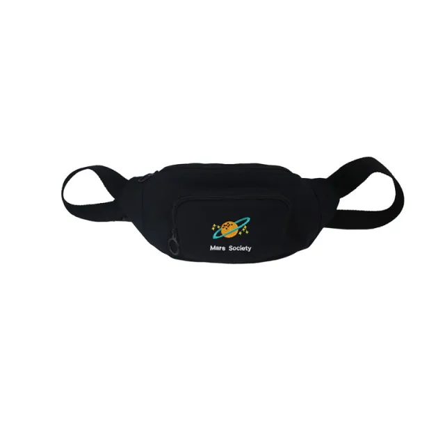 Printed canvas belt Black - Shop at LoveMi