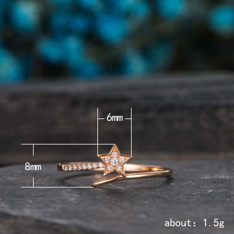 Fashion meteor ring