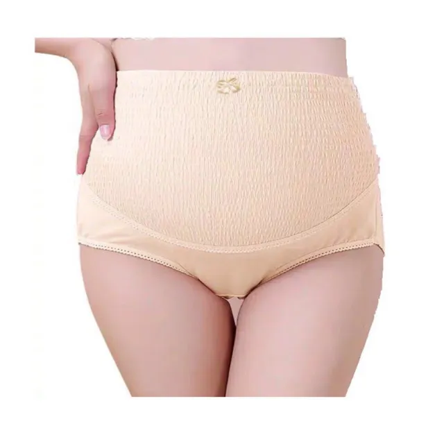Cotton belly support lace panties Skin Color - Shop at LoveMi