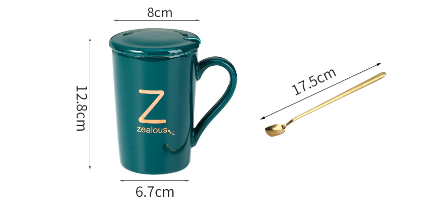 Mug with spoon cover