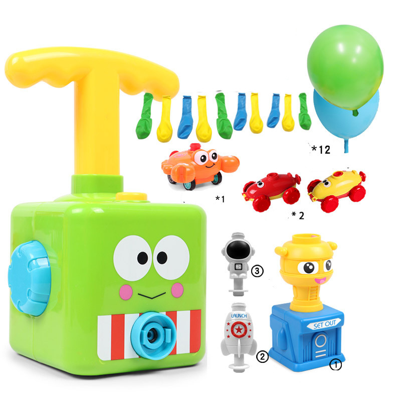 Power Balloon Launch Tower Toy Puzzle – A Yellow