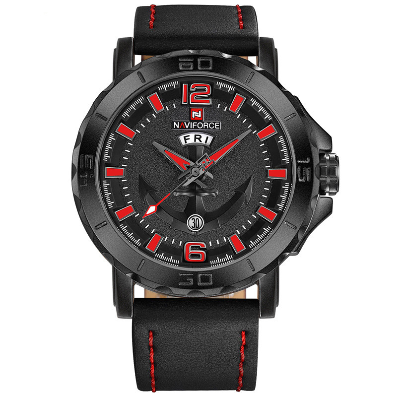 Day belt quartz watch