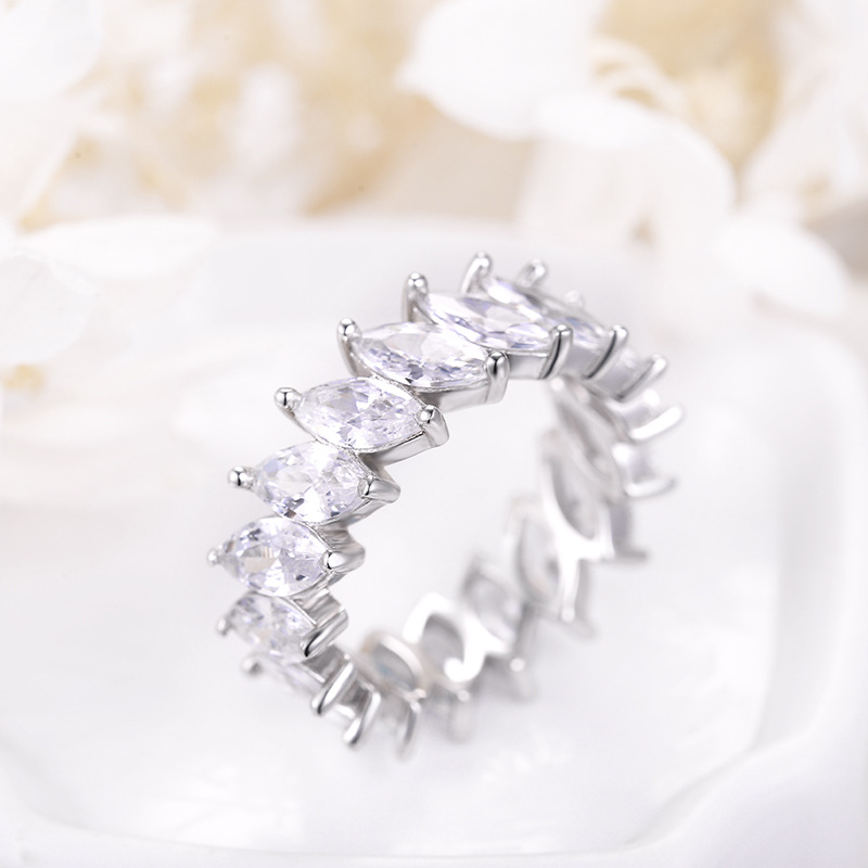 Ring full diamond all-match female ring