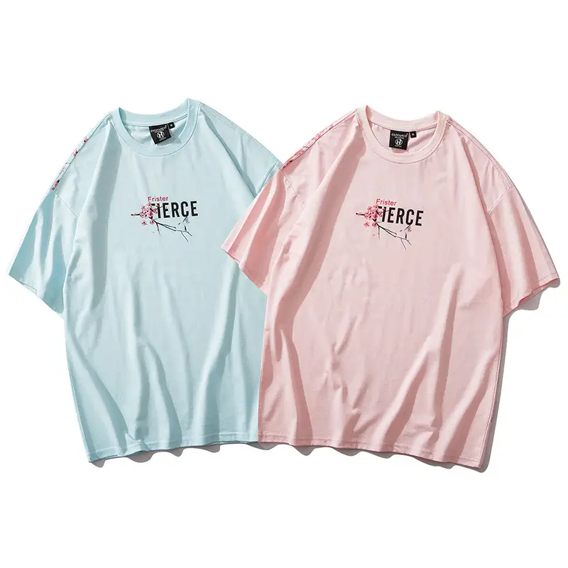 Letter Print Half Sleeve Men's Top