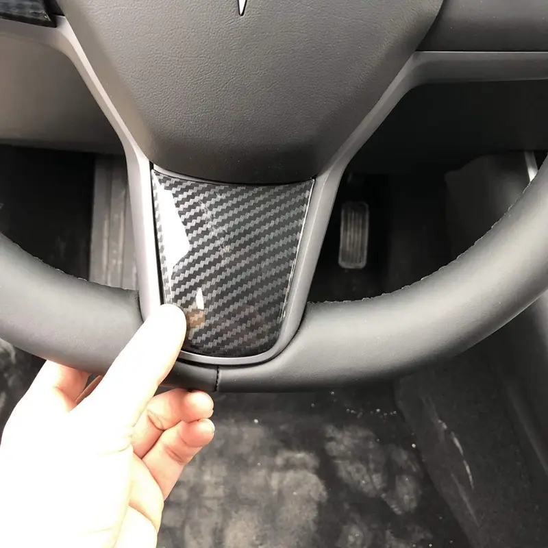 Steering wheel key trim strip key Sequin sticker