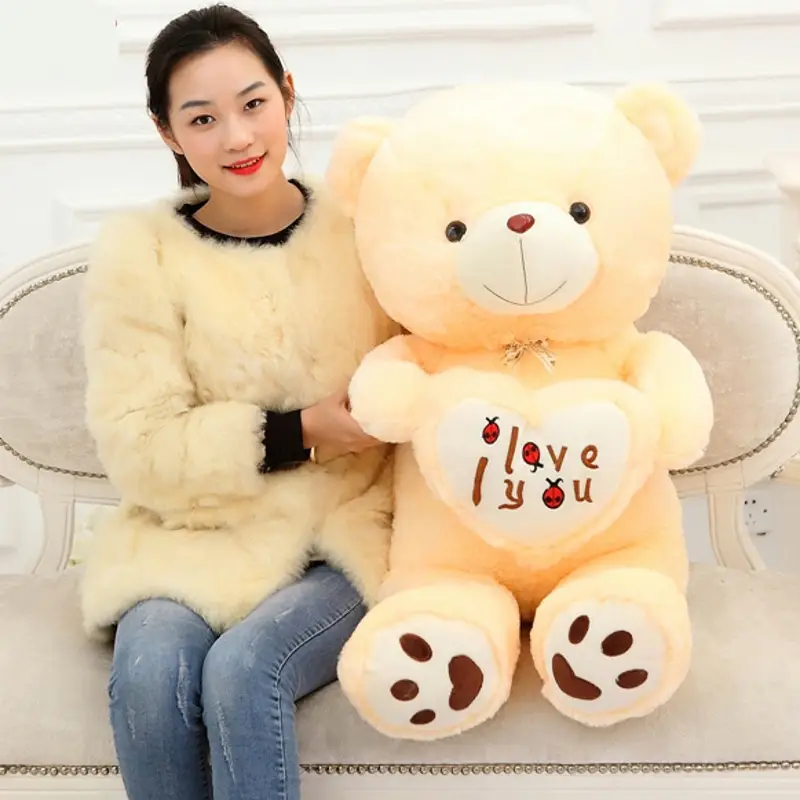 Beetle hug bear plush toy