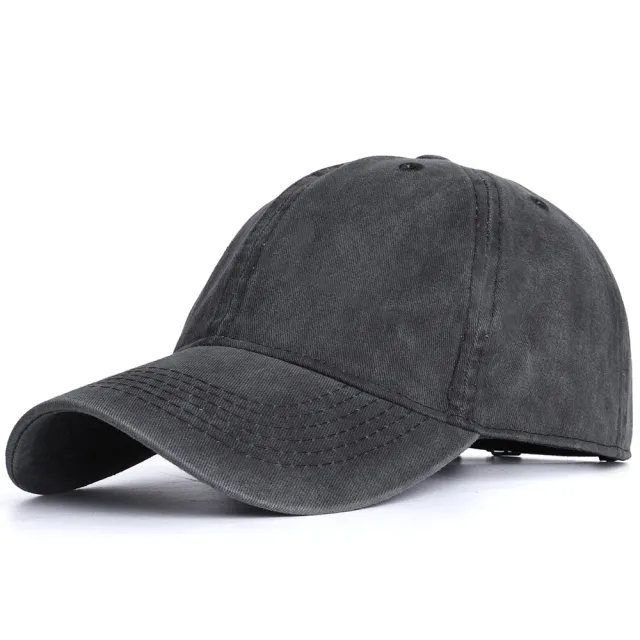 Washed baseball caps for men and women Black - Shop at LoveMi