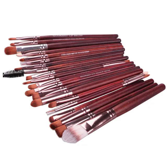 MAANGE 20 eye makeup brushes Red - Shop at LoveMi