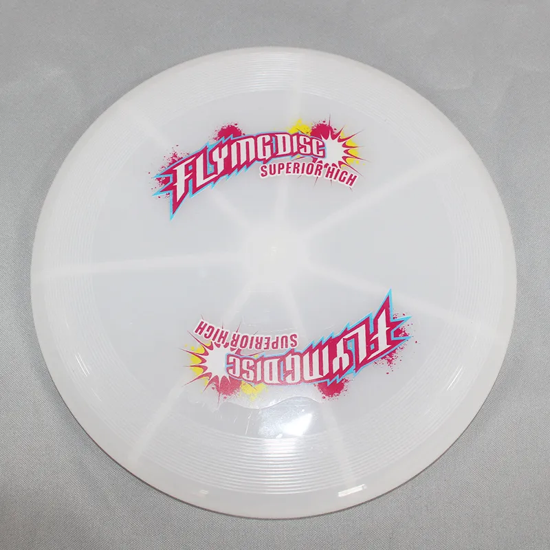 Colorful color changing luminous ufo flying saucer - White