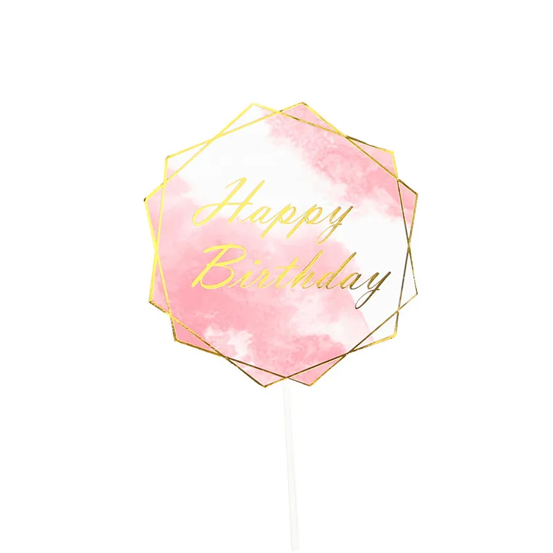 Paper cake decoration - Hexagon