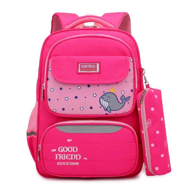 Large capacity backpack children's school bag Rose - Shop at LoveMi