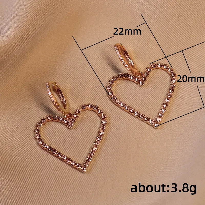Love big circle earrings