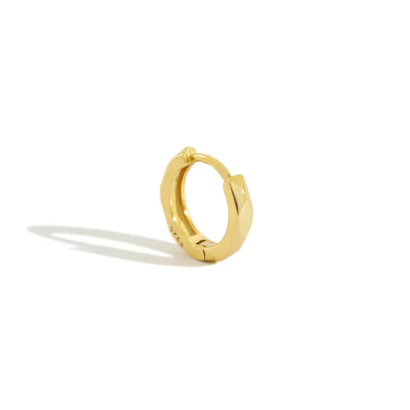 Geometric Mini 925 Sterling Silver Ear Buckle
