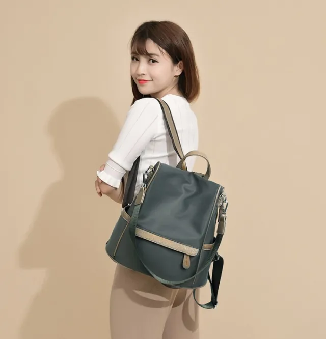 Anti theft backpack women Grey - Shop at LoveMi